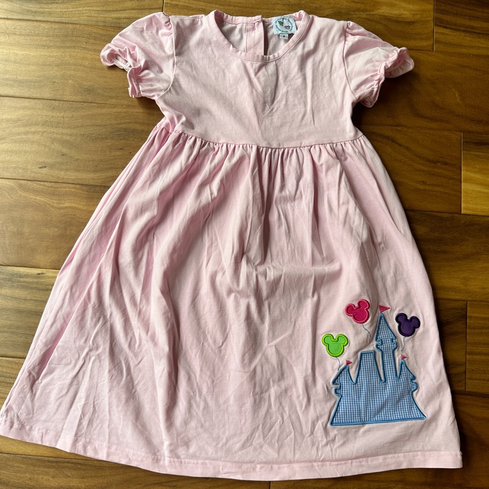 Smock Monkey Disney applique dress
